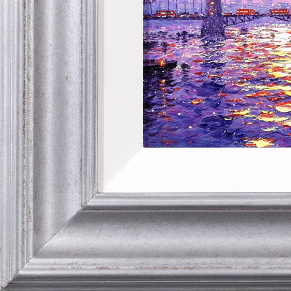 Sunshine Across Tower Bridge by Andrew Grant Kurtis, original painting, detail