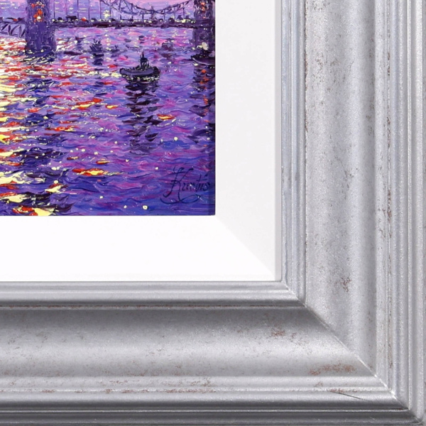 Sunshine Across Tower Bridge by Andrew Grant Kurtis, original painting, detail