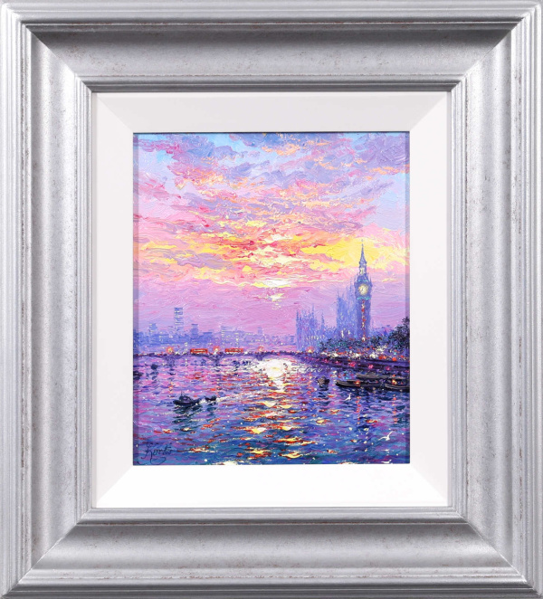 Sunshine Sparkle Across Westminster by Andrew Grant Kurtis, original painting