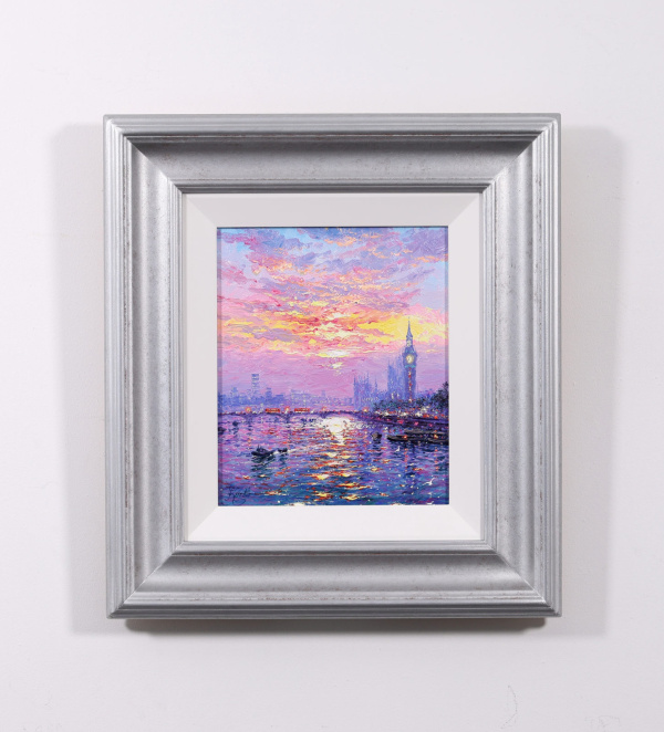 Sunshine Sparkle Across Westminster by Andrew Grant Kurtis, original painting
