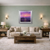 Sunshine Sparkle Across The Thames by Andrew Grant Kurtis, original painting, in room