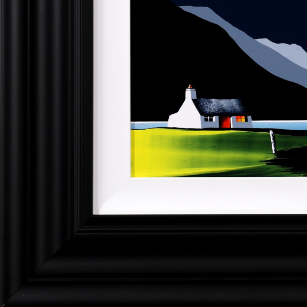 Bay View Cottage by Jay Nottingham, original painting, detail