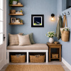 Bay View Cottage by Jay Nottingham, original painting, in room