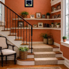 Bay View Cottage by Jay Nottingham, original painting, in room