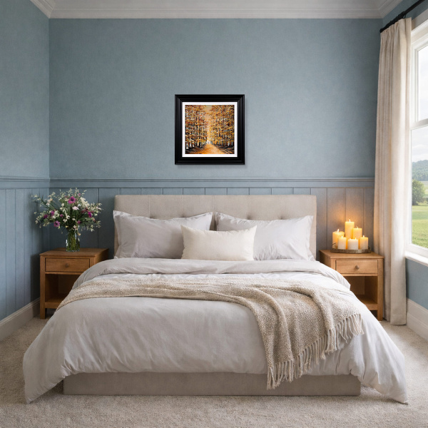 Our Secret by Jay Nottingham, original painting, in room
