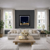High Ridge Cottage by Jay Nottingham, original painting, in room