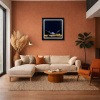 High Ridge Cottage by Jay Nottingham, original painting, in room