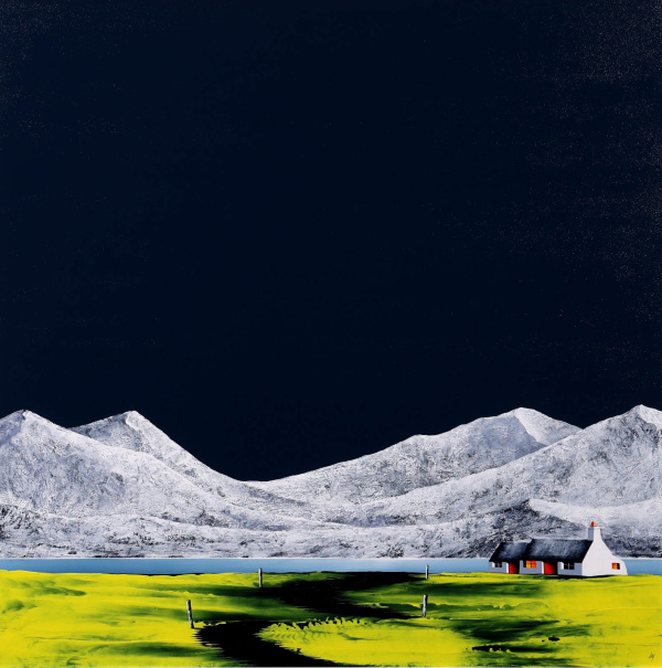 Winter Cottage by Jay Nottingham, original painting