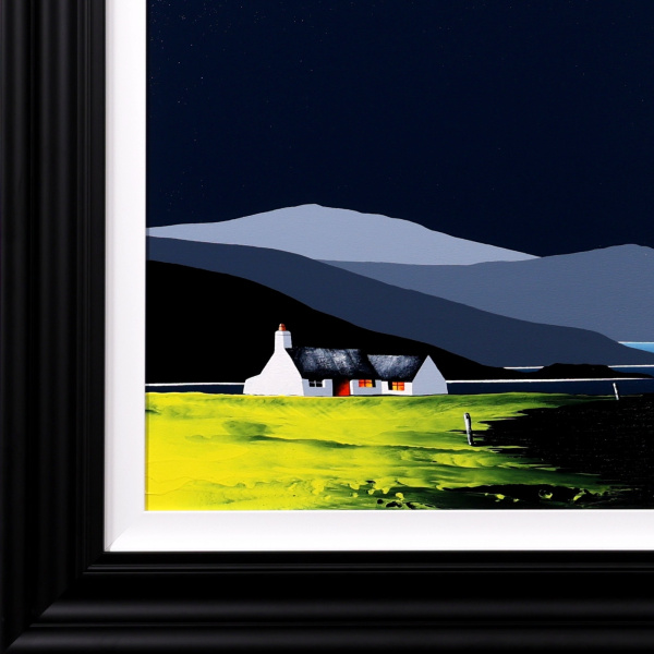 The Old Boathouse by Jay Nottingham, original painting, detail