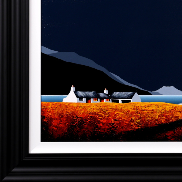 Distant Shores by Jay Nottingham, original painting, detail