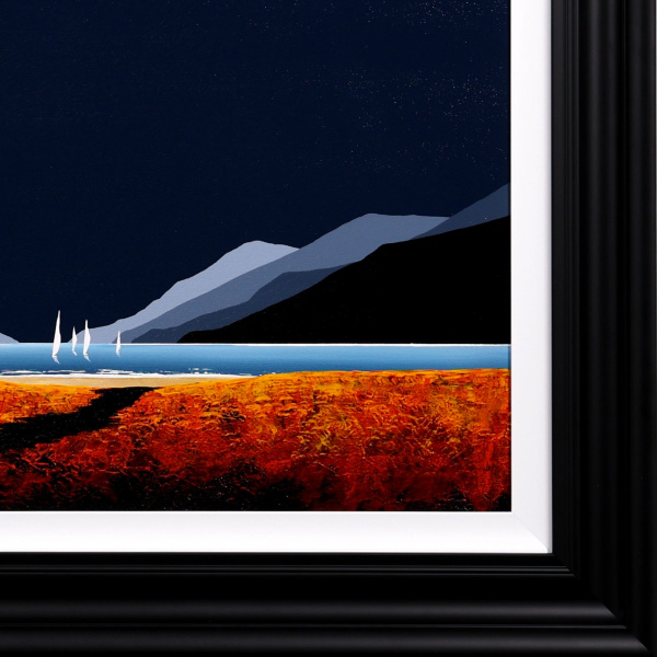 Distant Shores by Jay Nottingham, original painting, detail