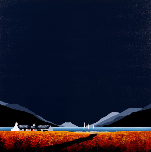 Distant Shores by Jay Nottingham, original painting