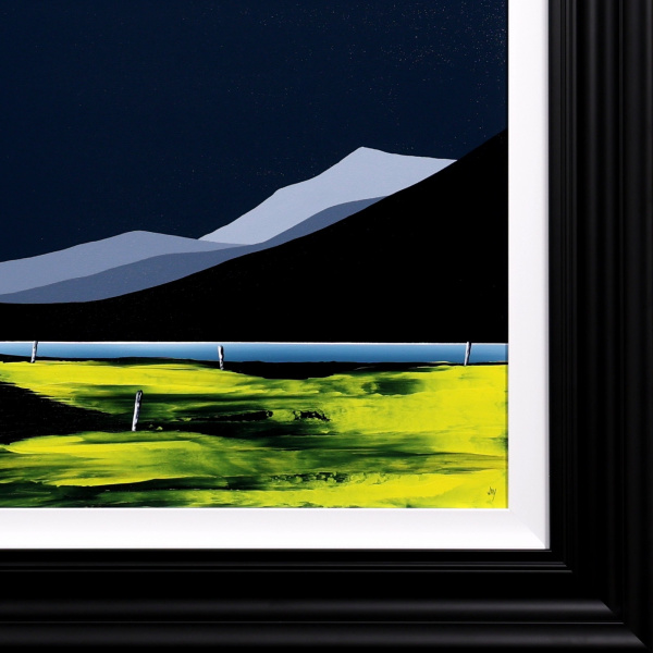 Clear Night Air by Jay Nottingham, original painting, detail