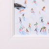 First Tracks by Paola Cassais, original painting, detail
