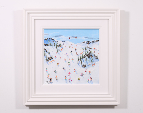 Ski Season Cheer by Paola Cassais, original painting