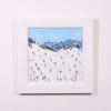 Winter Village Slopes by Paola Cassais, original painting