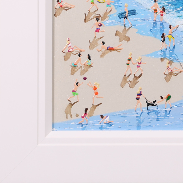 Seaside Joy I by Paola Cassais, original painting, detail