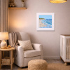 Seaside Joy I by Paola Cassais, original painting, in room