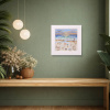 Summer Shores by Paola Cassais, original painting, in room