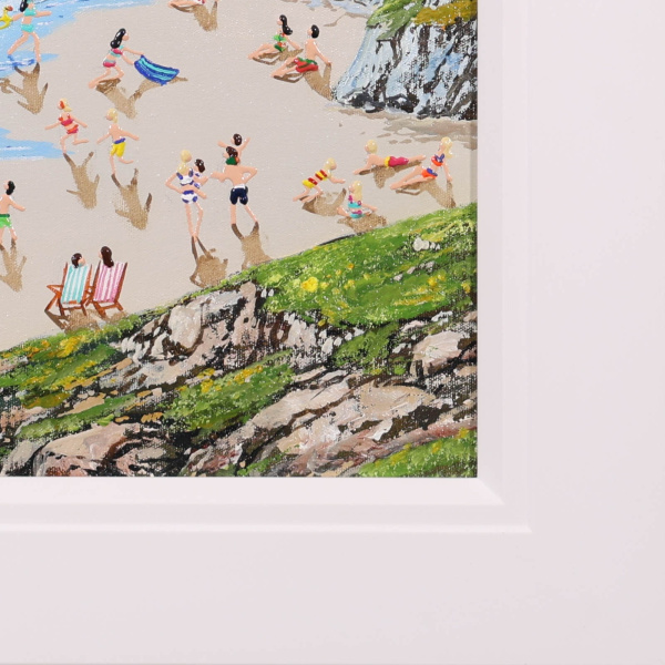 Coastal Moments by Paola Cassais, original painting, detail