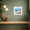 Coastal Moments by Paola Cassais, original painting, in room
