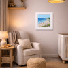 Coastal Moments by Paola Cassais, original painting, in room