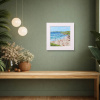 Beachside Bliss by Paola Cassais, original painting, in room