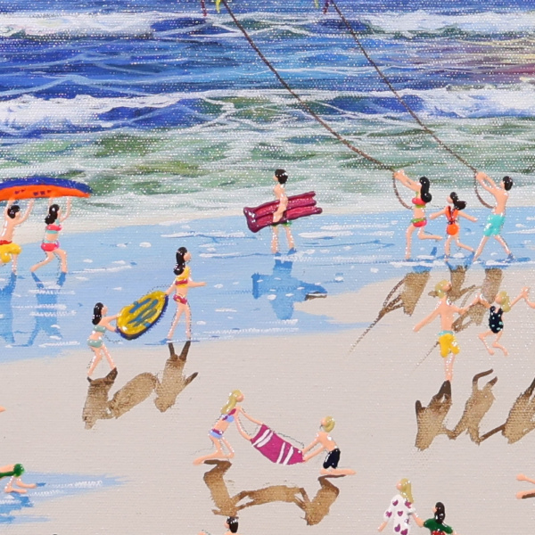 Endless Summer by Paola Cassais, original painting, detail