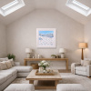 Alpine Panorama by Paola Cassais, original painting, in room