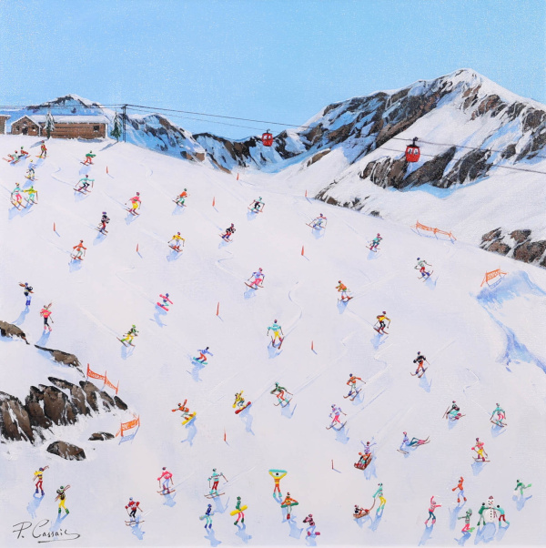 Snowfall Spirit by Paola Cassais, original painting