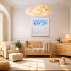Winter Heights by Paola Cassais, original painting, in room