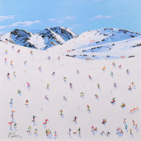 Winter Heights by Paola Cassais, original painting