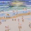 Endless Horizon by Paola Cassais, original painting, detail