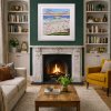Endless Horizon by Paola Cassais, original painting, in room