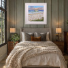 Endless Horizon by Paola Cassais, original painting, in room