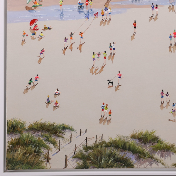 Coastal Light by Paola Cassais, original painting, detail