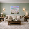 Coastal Light by Paola Cassais, original painting, in room