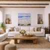 Coastal Light by Paola Cassais, original painting, in room