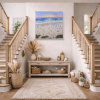 Coastal Light by Paola Cassais, original painting, in room