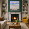 Coastal Light by Paola Cassais, original painting, in room
