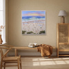 Coastal Light by Paola Cassais, original painting, in room