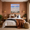 Coastal Light by Paola Cassais, original painting, in room