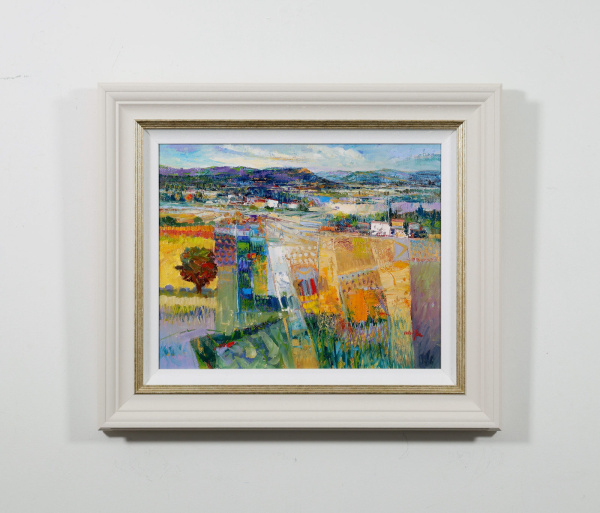 Golden Fields of Tuscany by Mario Malfer, original painting