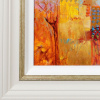 Sunlit Landscape by Mario Malfer, original painting, detail
