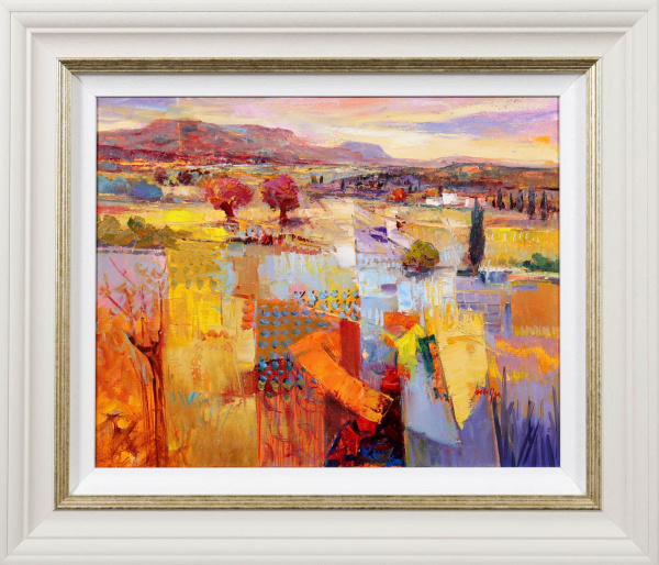 Sunlit Landscape by Mario Malfer, original painting