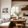 Hillside Harmony by Mario Malfer, original painting, in room