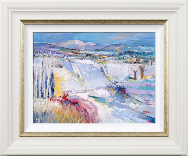 Winter Light in Tuscany by Mario Malfer, original painting