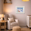 Winter Light in Tuscany by Mario Malfer, original painting, in room