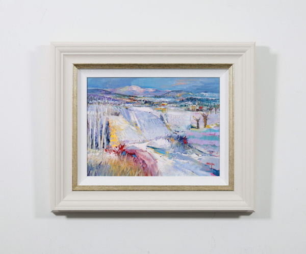 Winter Light in Tuscany by Mario Malfer, original painting