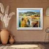 Tuscan Vista by Mario Malfer, original painting, in room